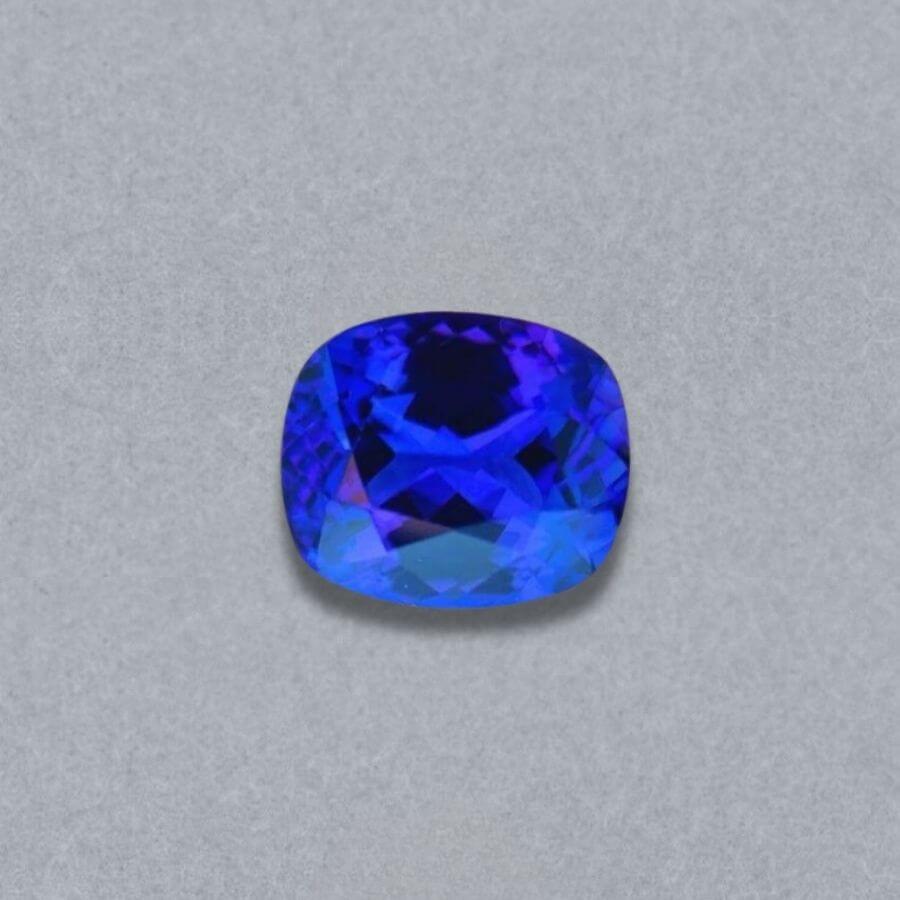 3.48 Carat Cushion Cut Tanzanite Gemstone