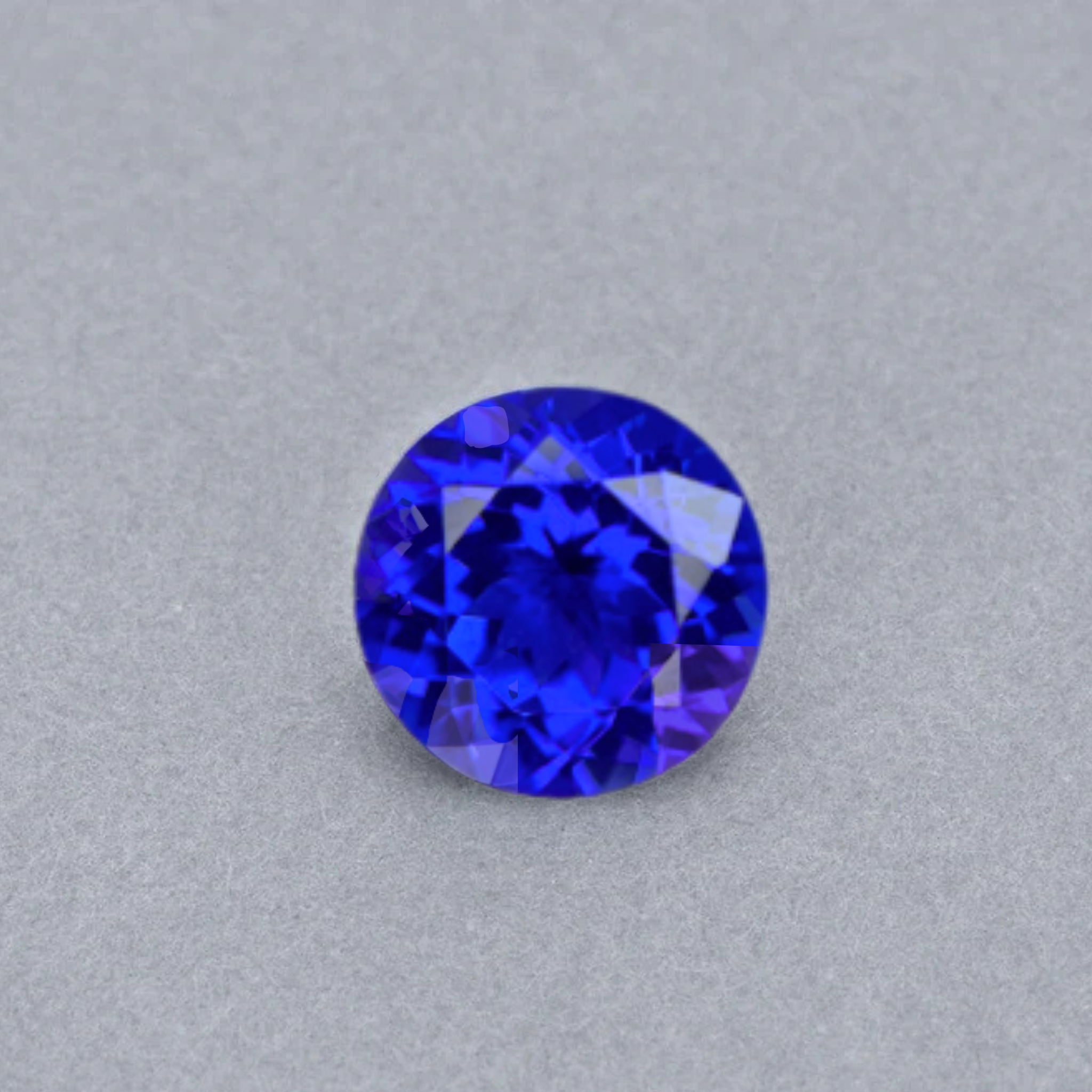 4.90 Carat Round Cut Tanzanite Gemstone