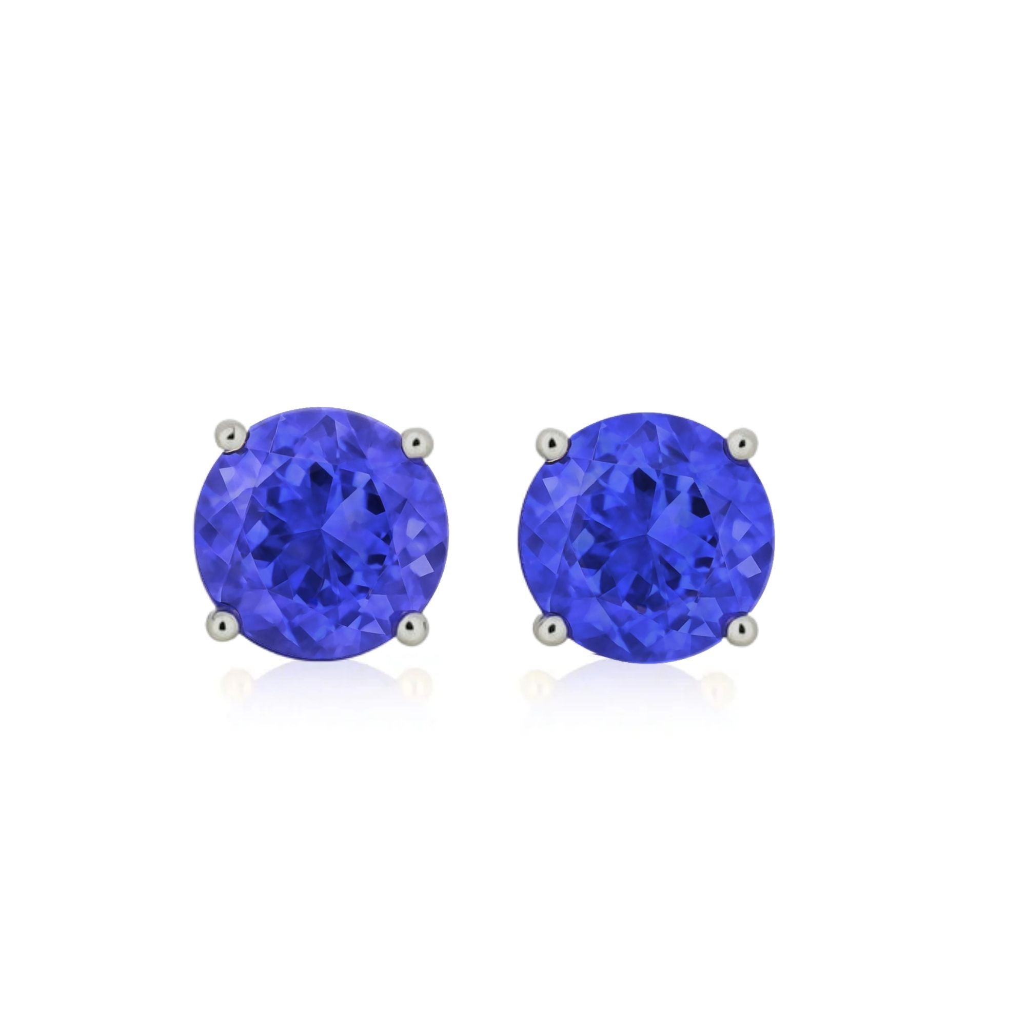 tanzanite stud earrings