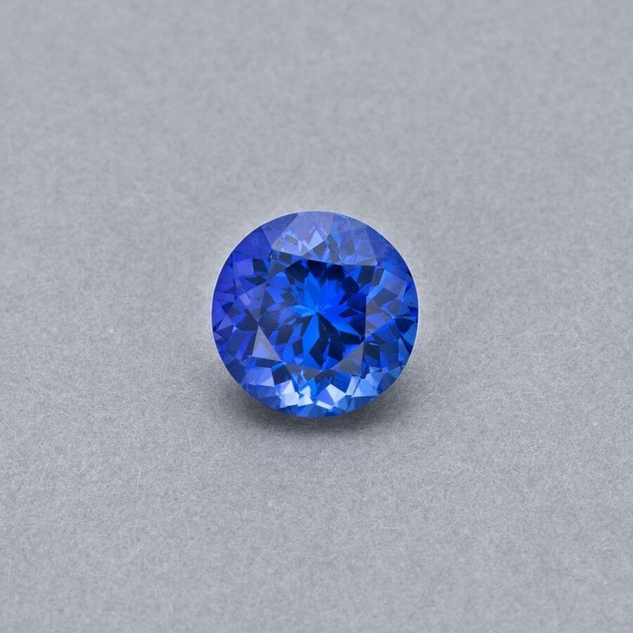 3.42 Carat Round Cut Tanzanite Gemstone