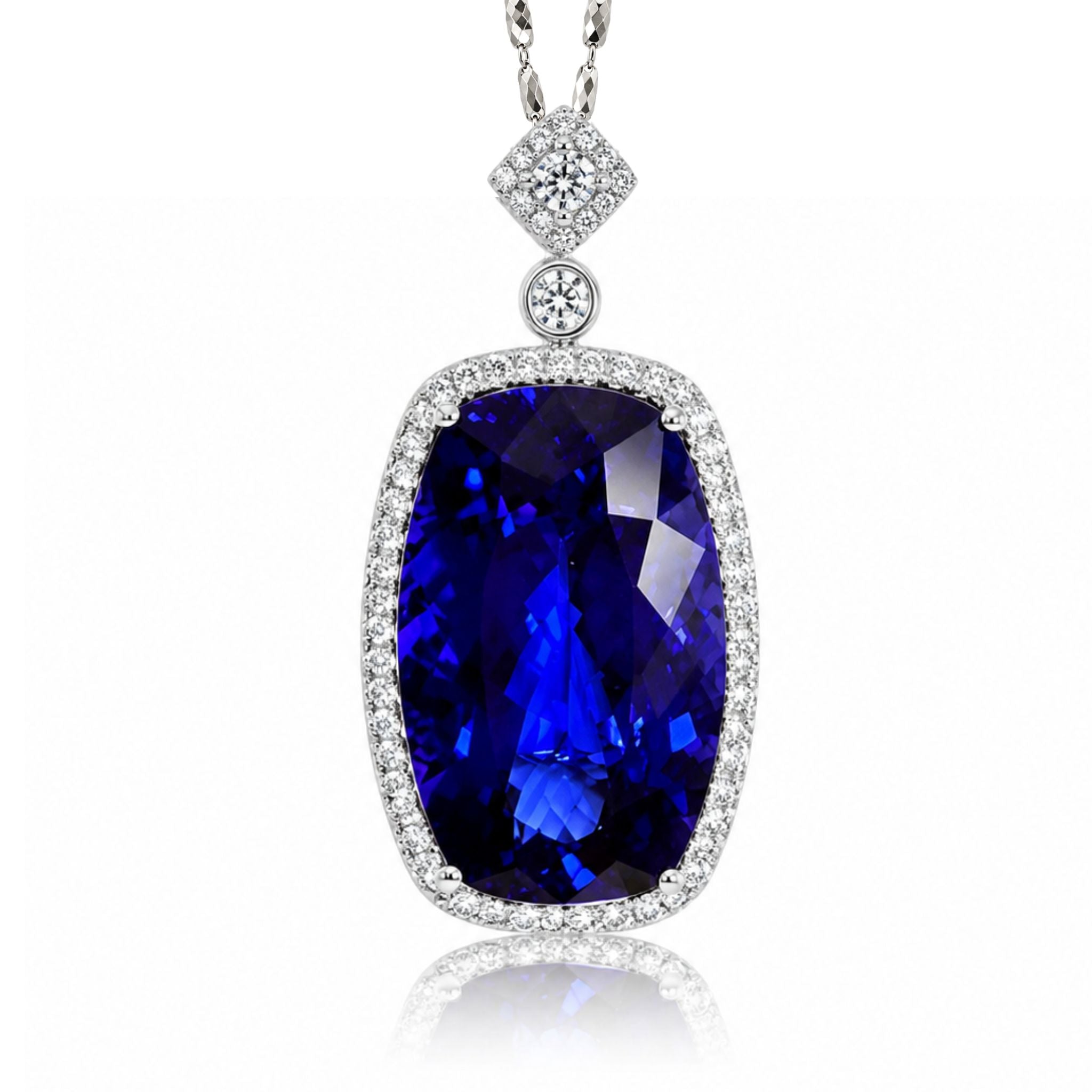 56 Carat Investment Grade Tanzanite Necklace