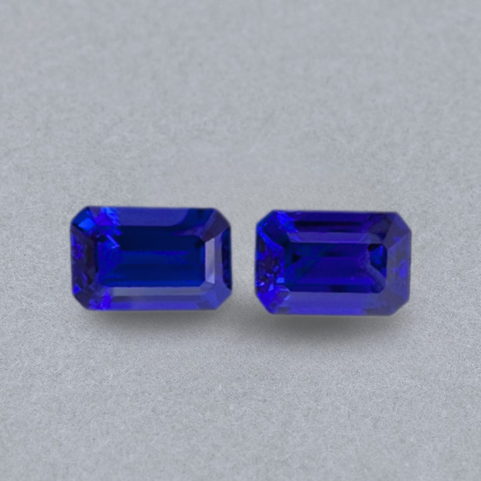 LongTanzanite Emerald Cut - Matching Set- 17 carats