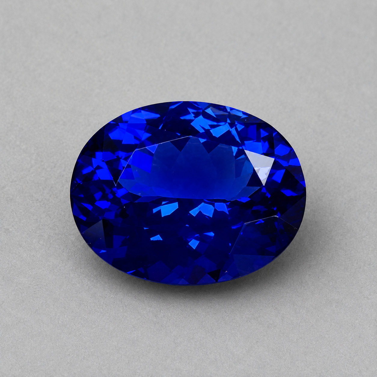 21.24 ct Oval Tanzanite Gemstone – GIA Certified Tanzanite - VB 6/6