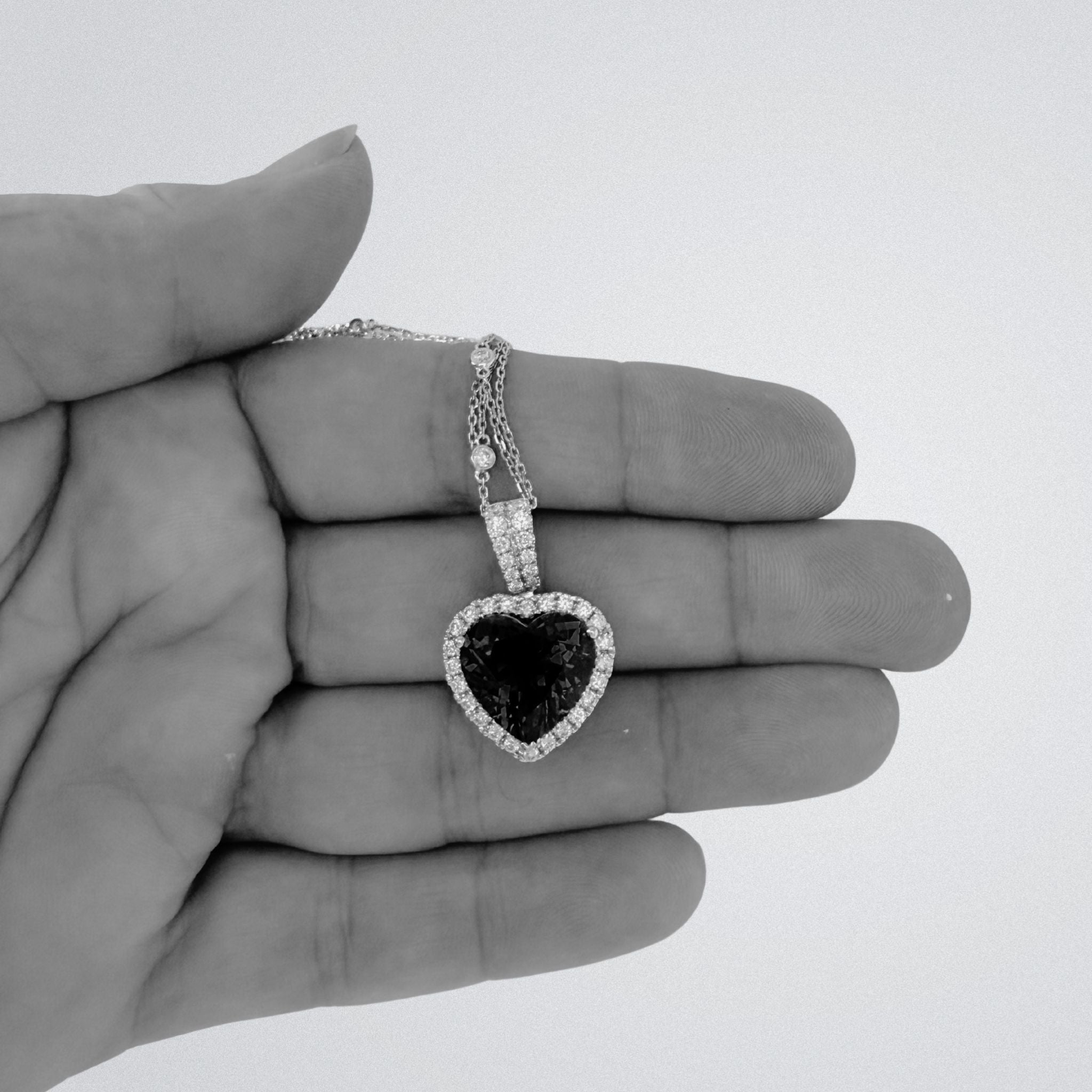 Heart of Royal Blue – 7ct Tanzanite Pendant / Enhancer