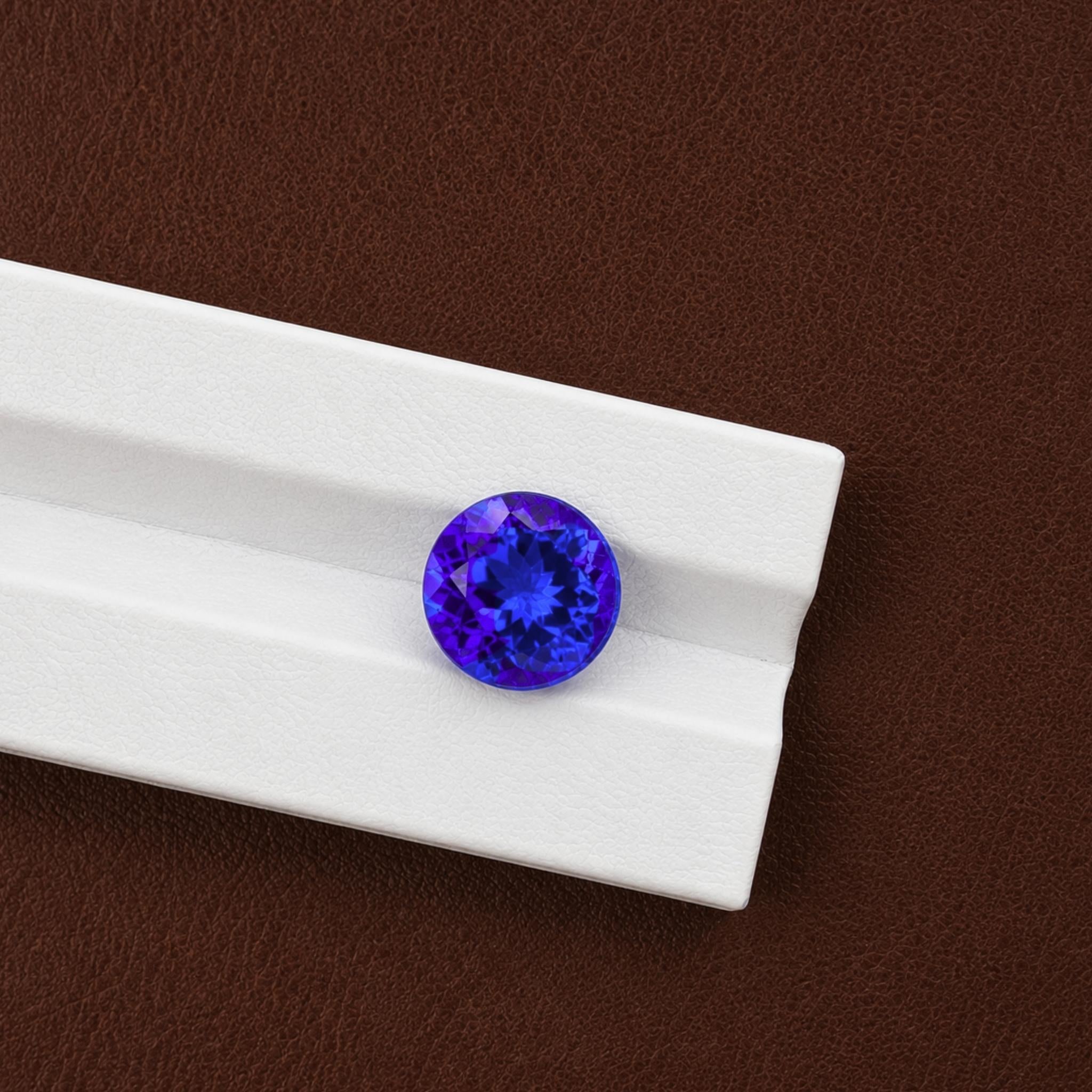 7.33 Round Tanzanite Gemstone