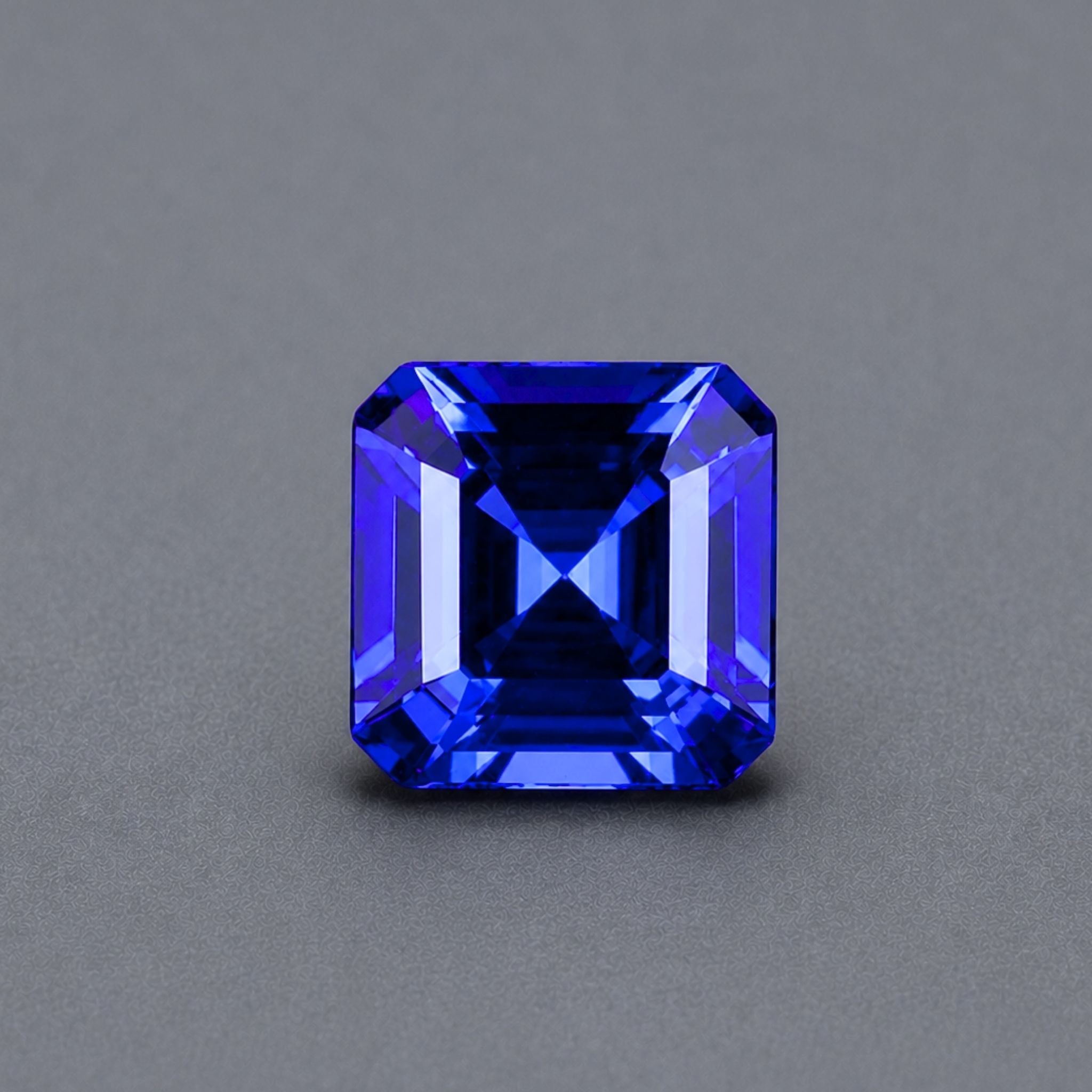 7.99 Carat Tanzanite Emerald Cut Gemstone