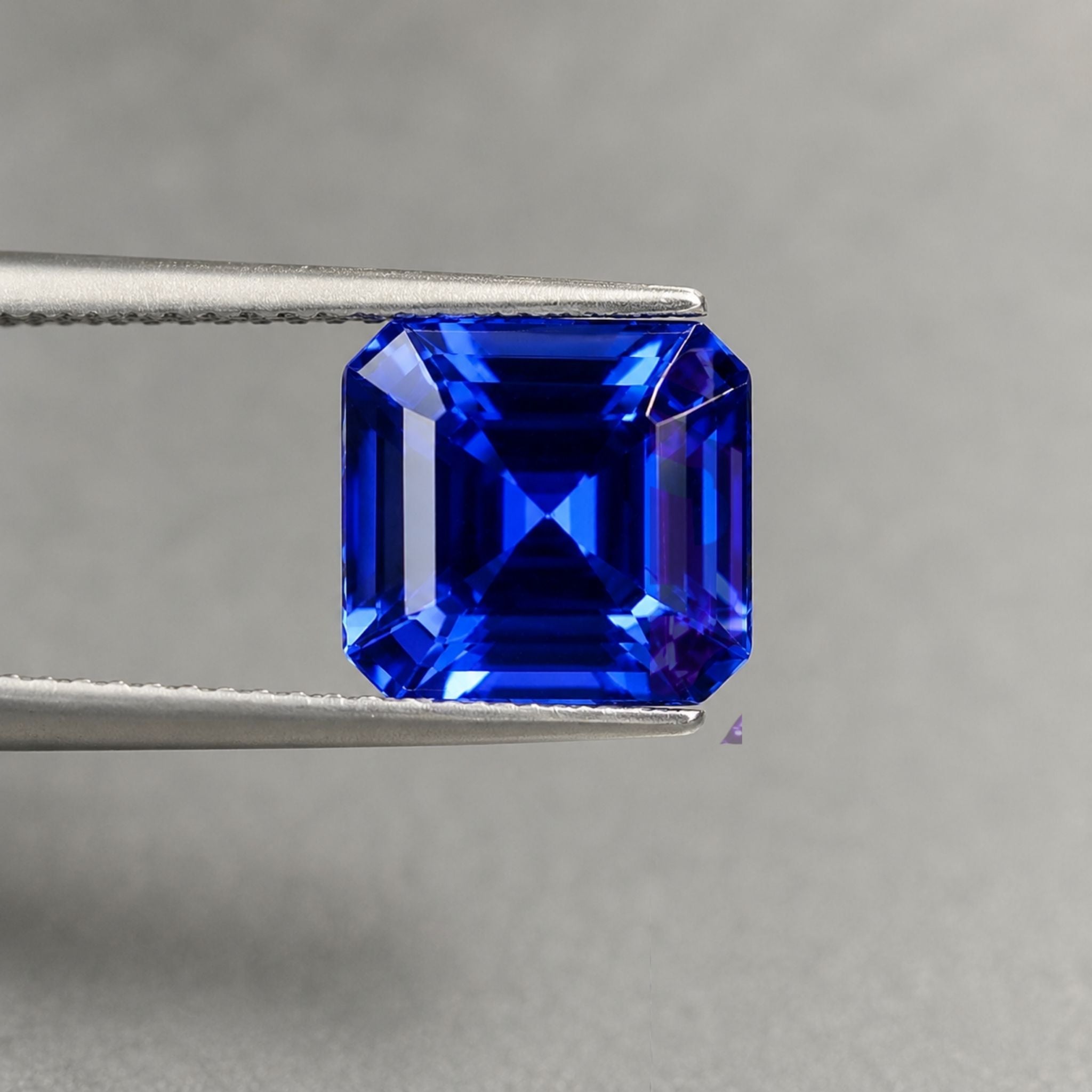 7.99 Carat Tanzanite Emerald Cut Gemstone
