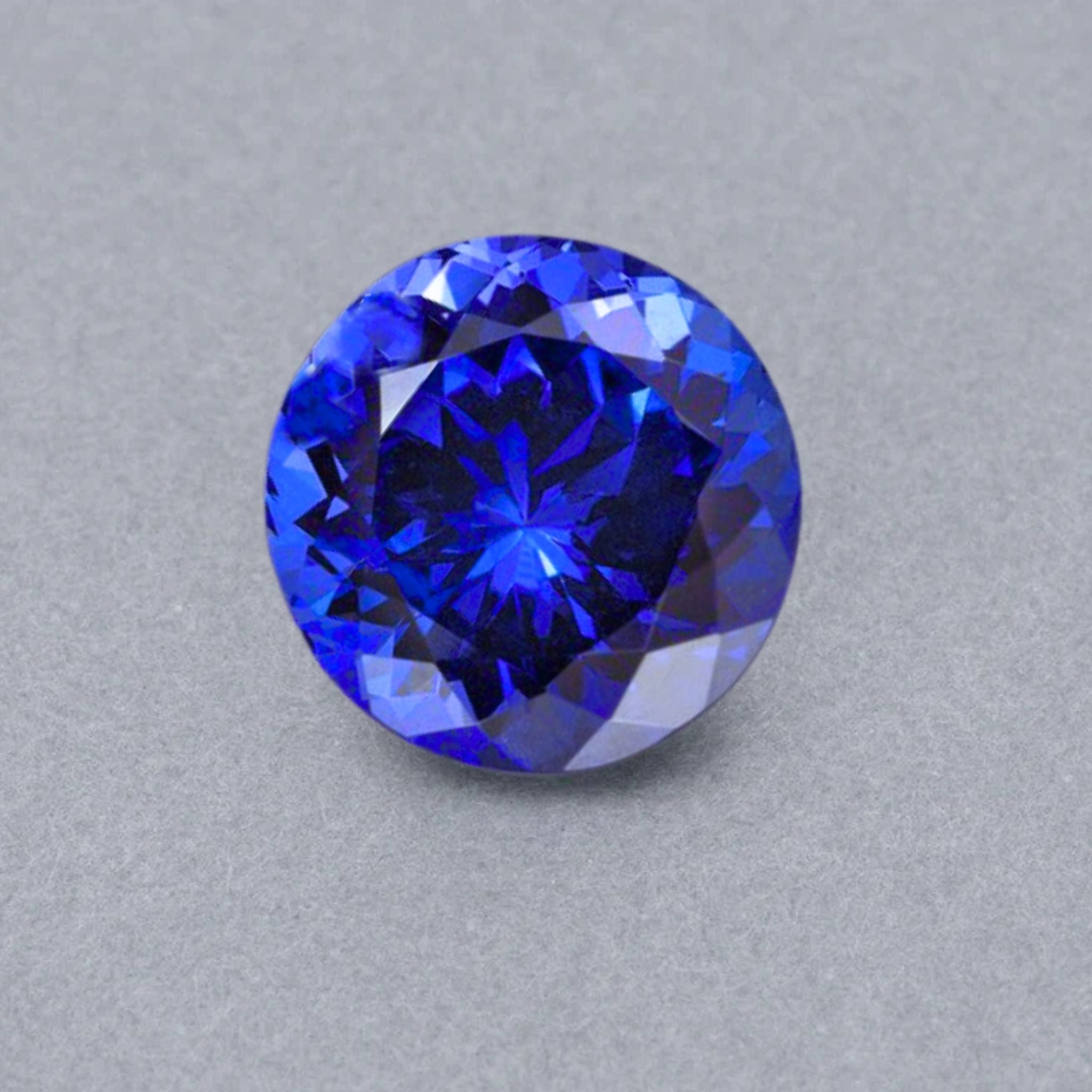 8.53 Round Cut Tanzanite Gemstone