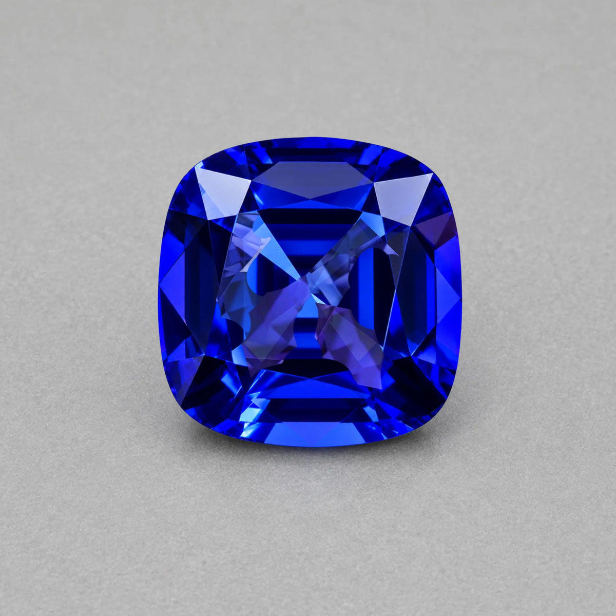 17.51 ct Cushion Cut Tanzanite Gemstone – GIA Certified