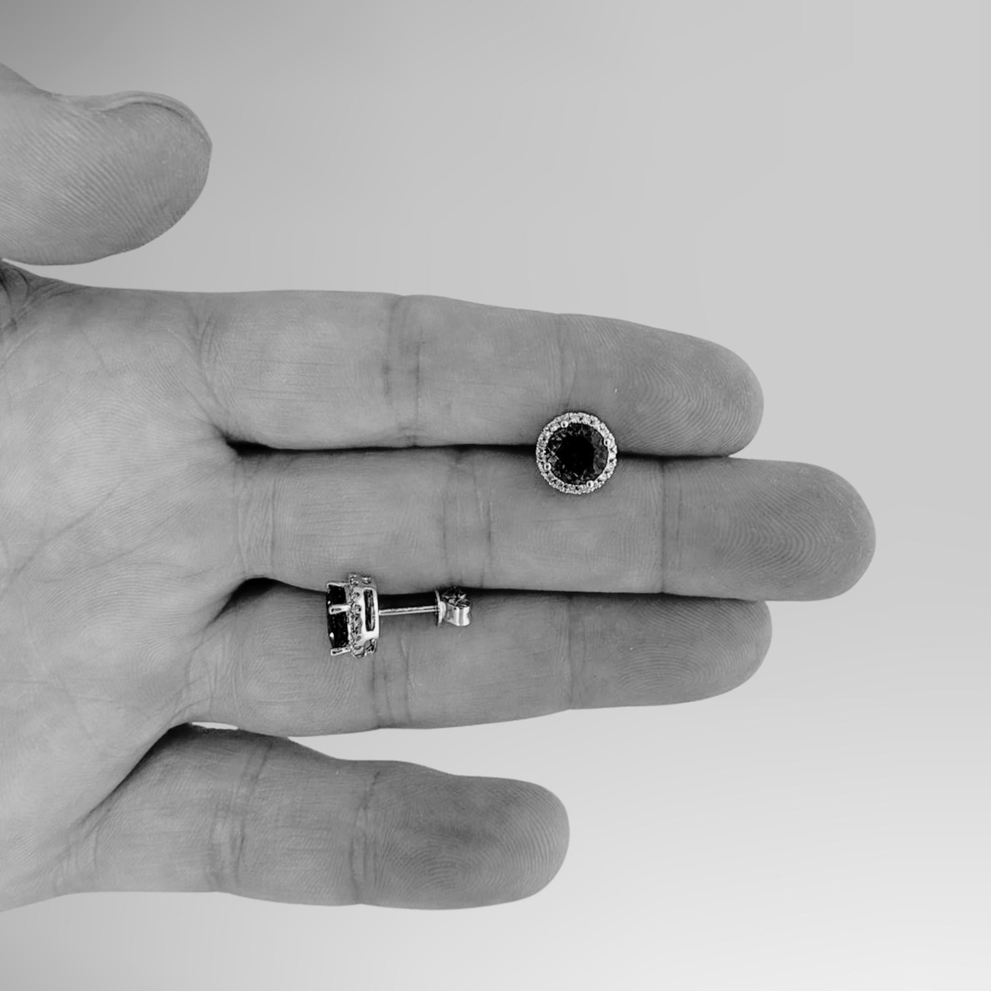 "Soleste Style" Tanzanite & Diamond Stud Earrings - Make to Order