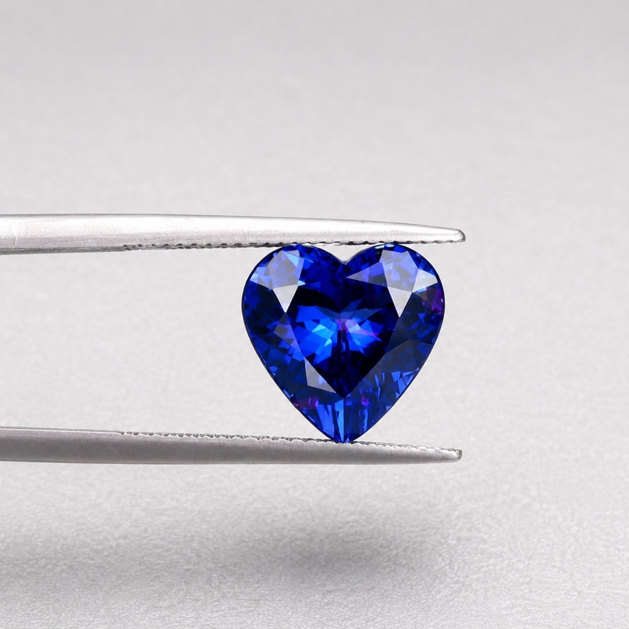 6.55 Carat Heart Cut Tanzanite Gemstone