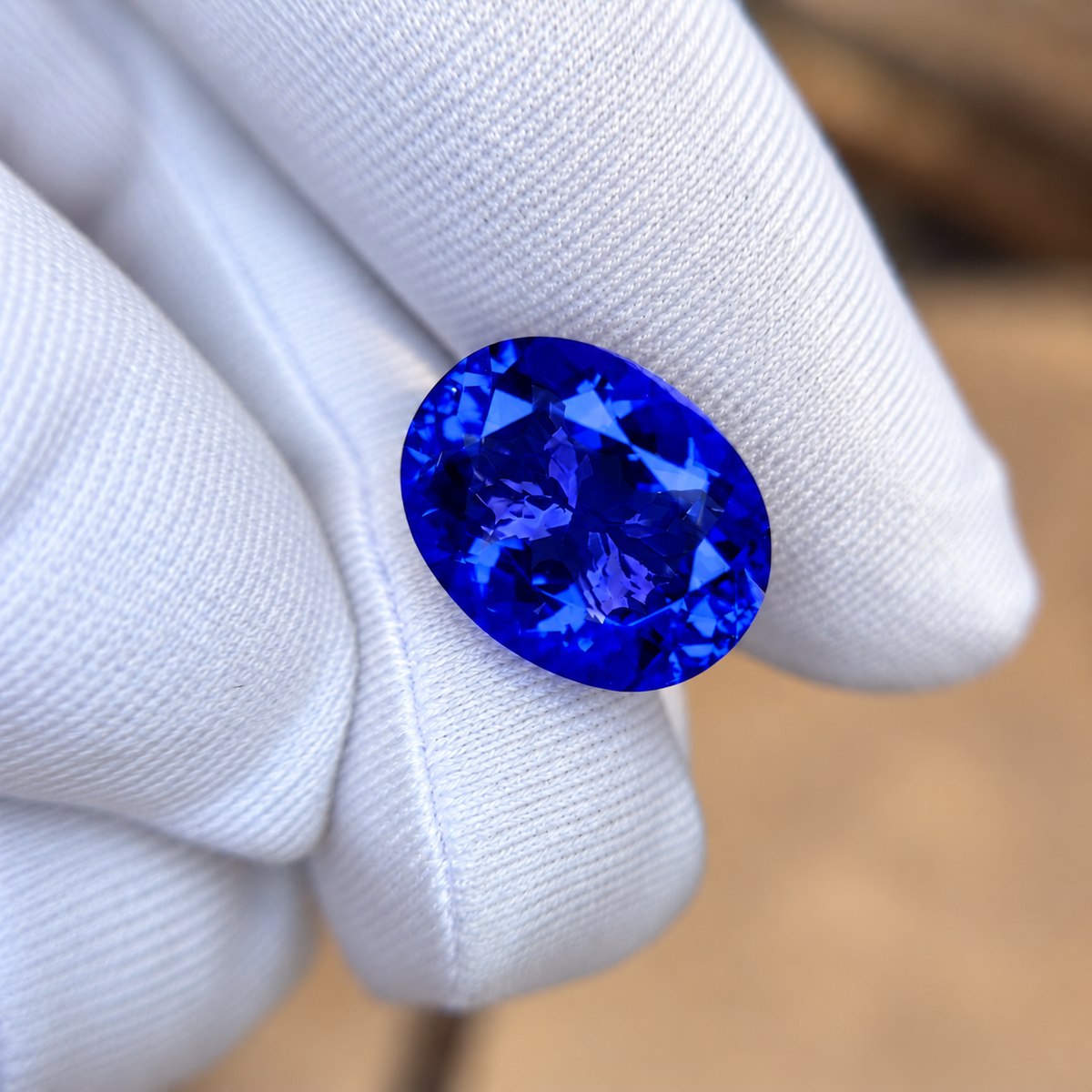 13.18 Carat Oval Tanzanite Gemstone – GIA Certified Blue-Dominant AAA+ Heirloom Quality
